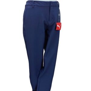 Puma Golf Navy Performance Pants UPF 50 UV Protection Women's Med NWT